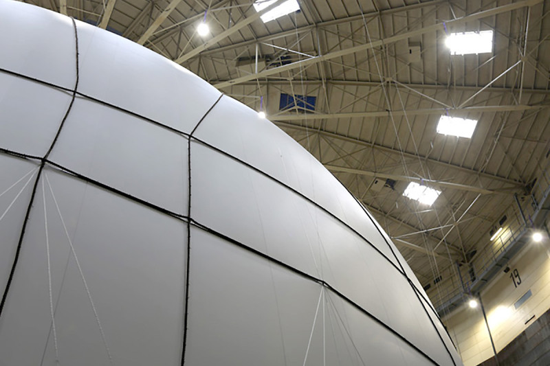 Außenhülle des Big Air Package