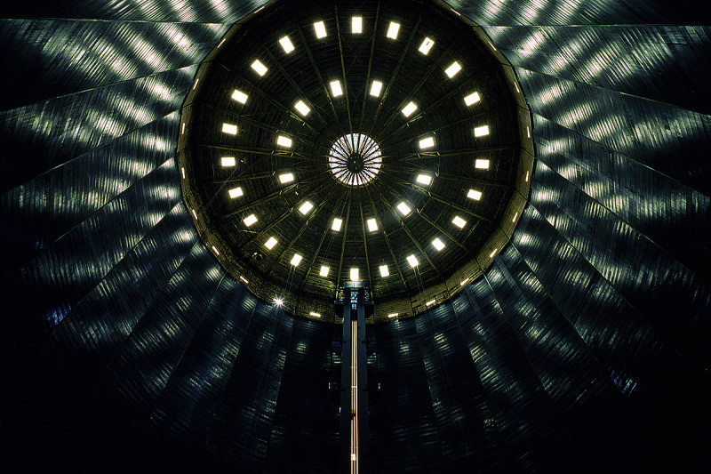 Innenansicht des Gasometers Oberhausen
